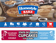 Tablet Screenshot of homestylebake.com.au